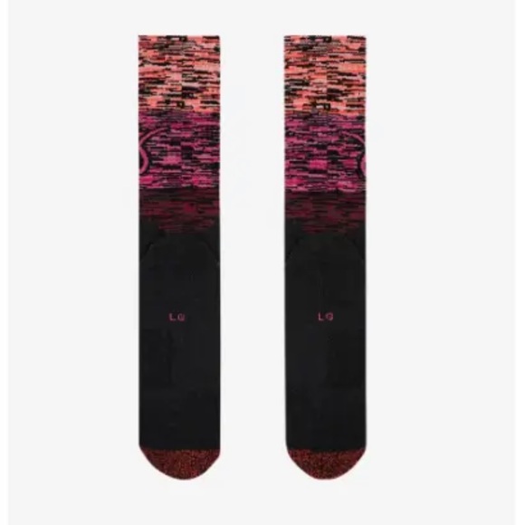 Nike ELITE CREW KAY YOW Mens Unisex Basketball Socks Size L (8-12) DR1864-600 - Picture 3 of 12